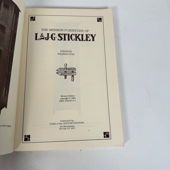 The Mission Furniture of L & J.G. Stickley 1989 Revised Edition Catalog Book - Picture 5 of 12